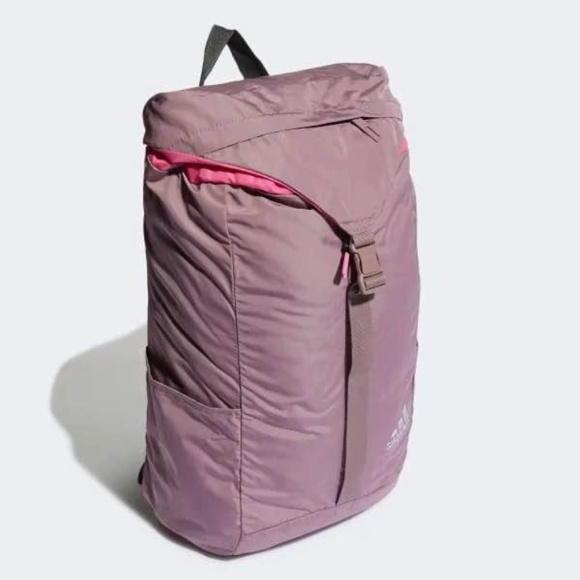 BRAND NEW women adidas standard flap purple backpack - Picture 1 of 6